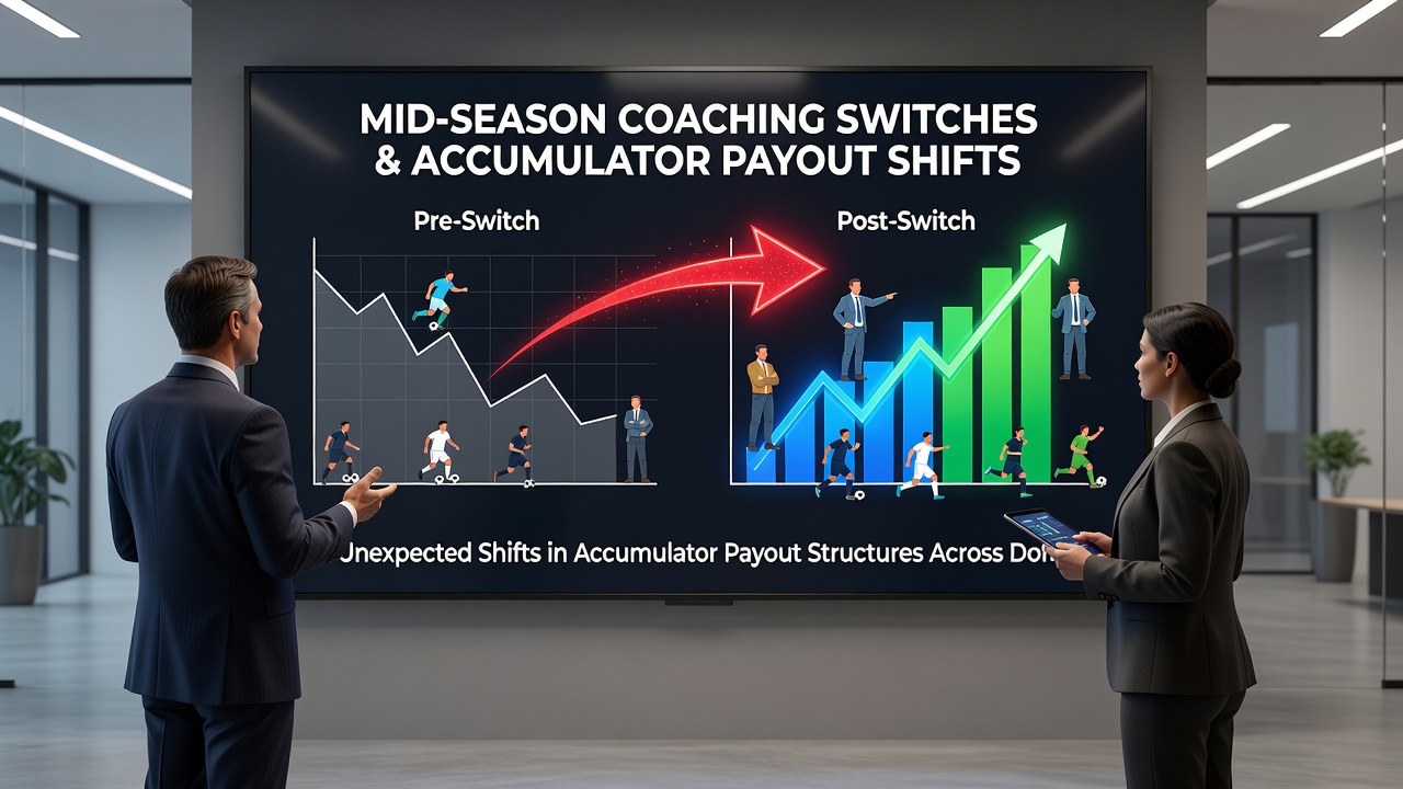 Accumulator payout changes following mid-season manager appointments in football