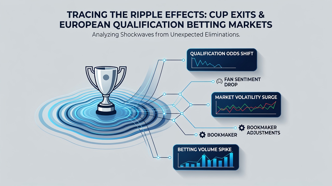 European qualification odds fluctuate following cup eliminations as betting markets recalibrate team priorities